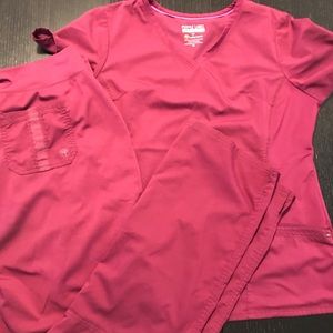 Healing Hands Purple Label Scrub Set Xlarge Used